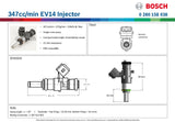Bosch 347cc/min EV14 Injector