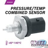 BOSCH COMBINATION 145 PSI PRESSURE SENSOR AND FLUID TEMPERATURE SENSOR