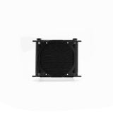 PWR Engine Oil Cooler - Plate & Fin 280 x 256 x 37mm (28 Row) with 9" SPAL fan mounts
