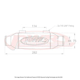 PWR UNIVERSAL Water To Oil Engine Oil Cooler  With 44mm Water Outlets