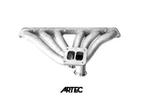 Artec high mount T4 twin gate turbo manifold to suit toyota 2JZ GTE