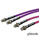 GK tech - N-style S14/S15 to Z32/skyline conmversion braided brake lines
