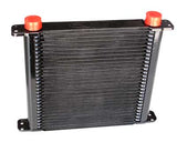 PWR Engine Oil Cooler - Plate & Fin 280 x 256 x 37mm (28 Row) Kit (Includes Fittings)
