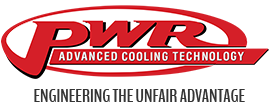 PWR Engine Oil Cooler - Plate & Fin 280 x 419 x 37mm (48 Row) mounts for dual 7.5" SPAL fan ON SHROUD