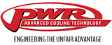 PWR Engine Oil Cooler - Plate & Fin 280 x 189 x 37mm (21 Row) with 9" SPAL fan mounts (kit includes fittings)