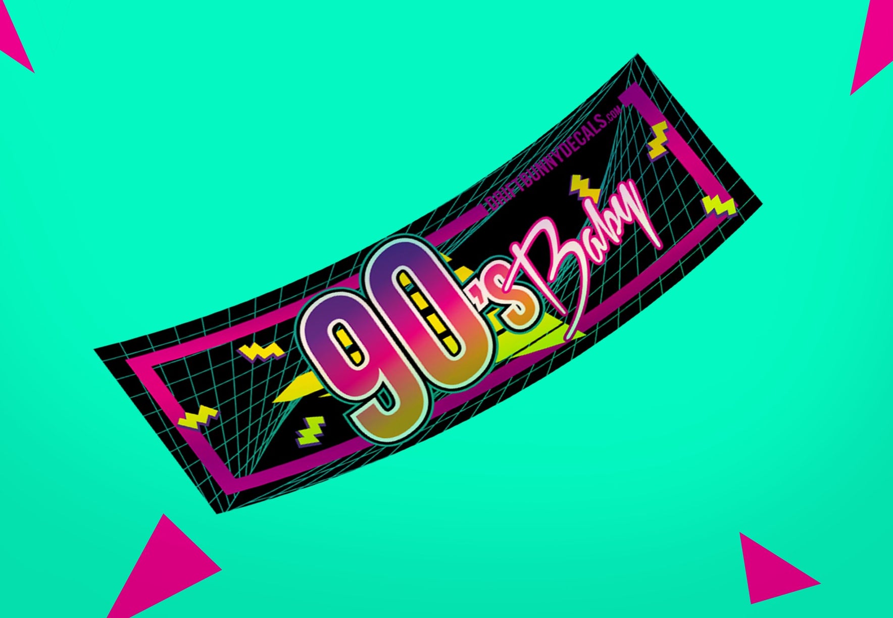 Drift Bunny 90' Baby Stickers