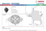 Bosch Alternator - BX525085