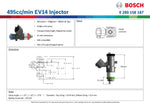 Bosch 495cc/min EV14 Injector