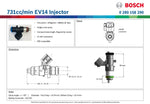 Bosch 731cc/min EV14 Injector