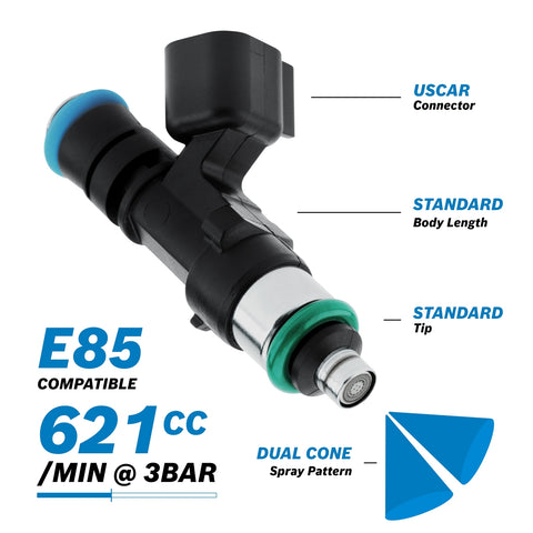 Bosch 621cc/min EV14 Injector