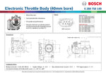 Bosch Electronic Throttle Body (40mm bore)