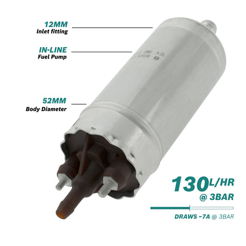 Bosch >130l/h @3bar In-line Fuel Pump
