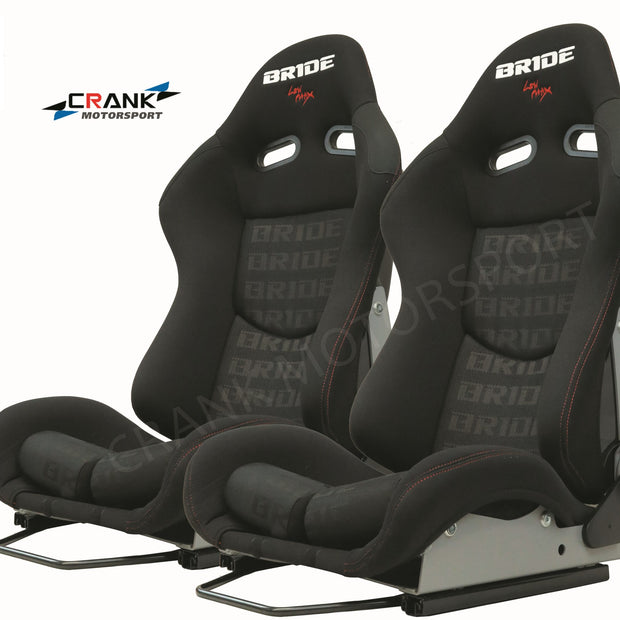 Crank Motorsports ADR Approved LOWMAX Reclinable Bride Seat Black