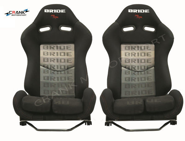 Crank Motorsports ADR Approved LOWMAX Reclinable Bride Seats Gradient