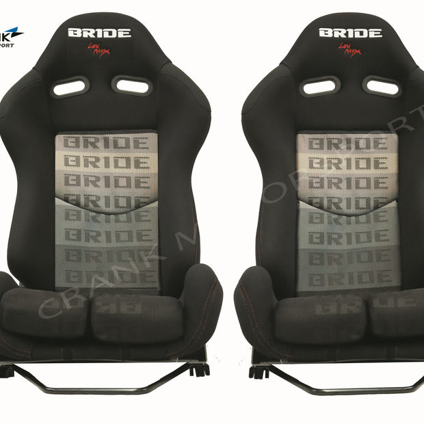 Crank Motorsports ADR Approved LOWMAX Reclinable Bride Seats Gradient