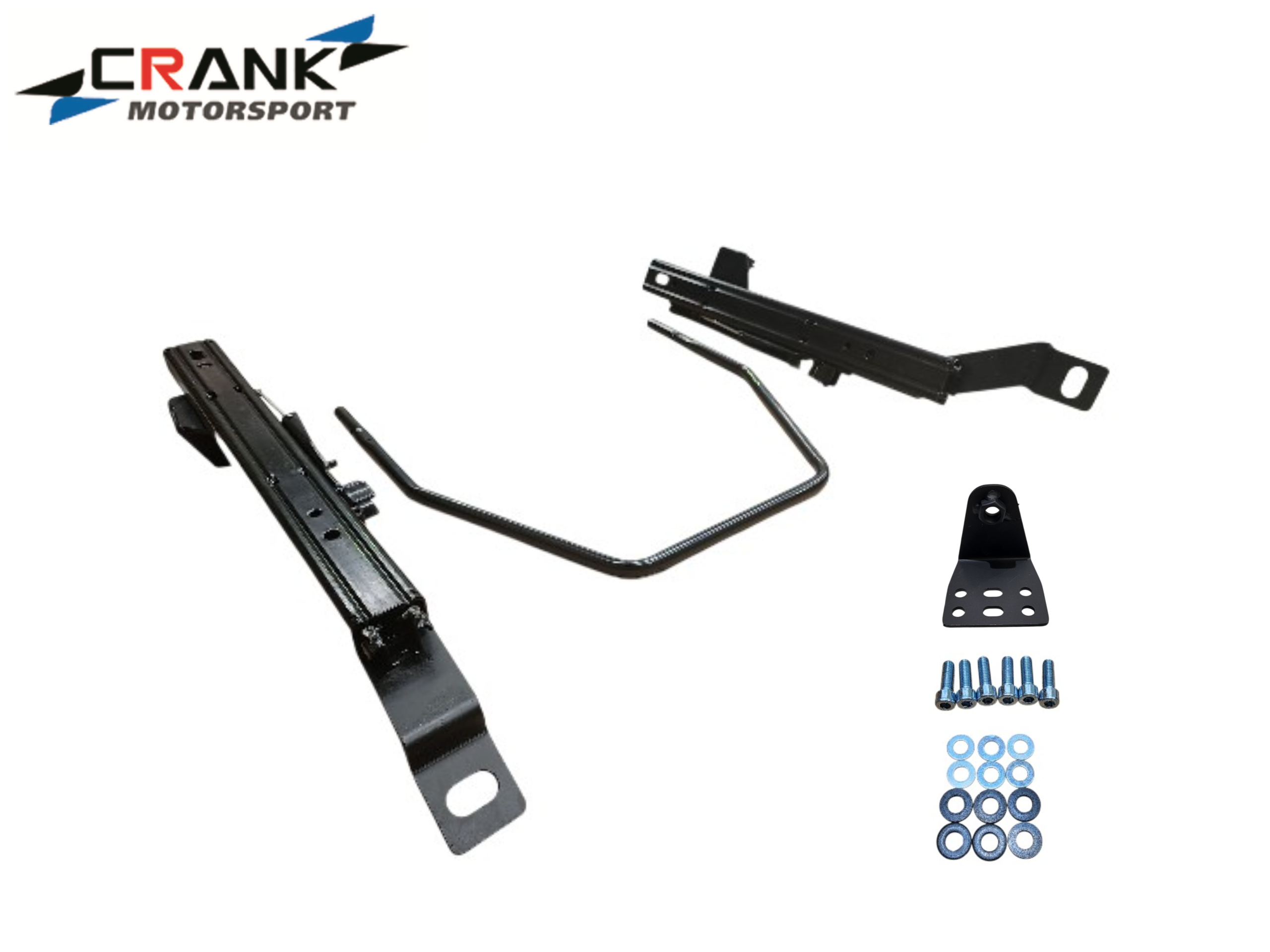 Crank Motorsport BMW E36 & E46 Superlow Seat Rail Adapters – BRIDE / RECARO / SPARCO Compatible