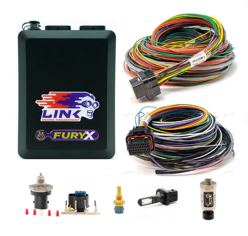 LINK G4X FuryX Wire-In Bundle - ECU + Looms + Sensors