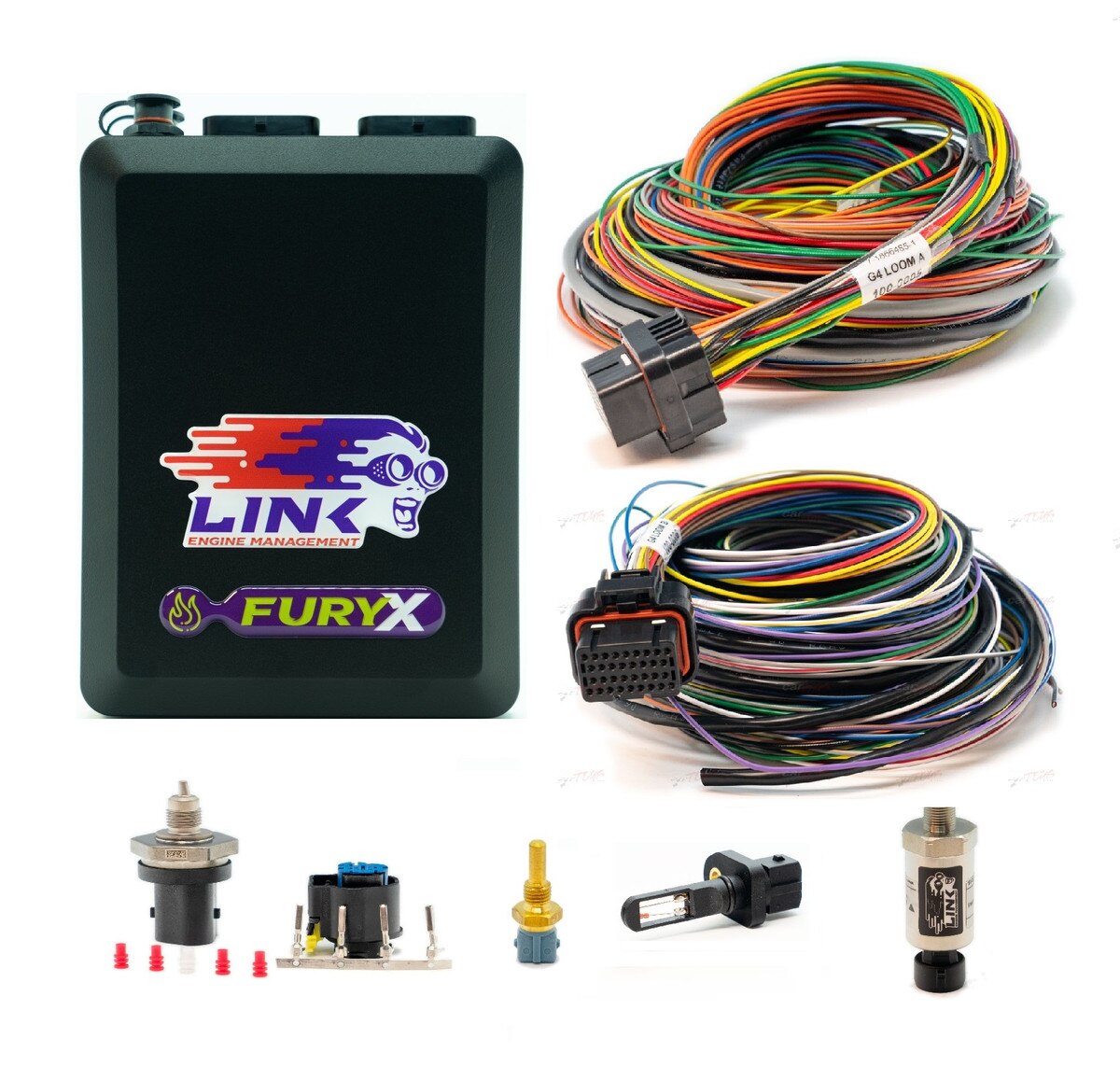 LINK G4X FuryX Wire-In Bundle - ECU + Looms + Sensors