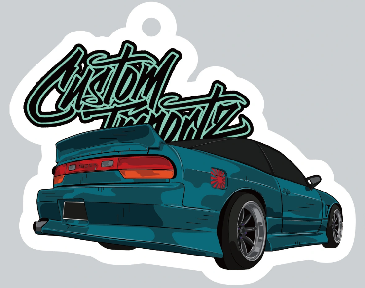 Custom Importz 180SX Air Freshener- Coconut