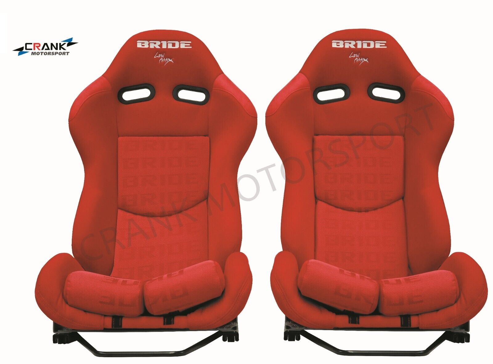 Crank Motorsports ADR Approved LOWMAX Reclinable Bride Seats Red