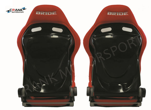 Crank Motorsports ADR Approved LOWMAX Reclinable Bride Seats Red