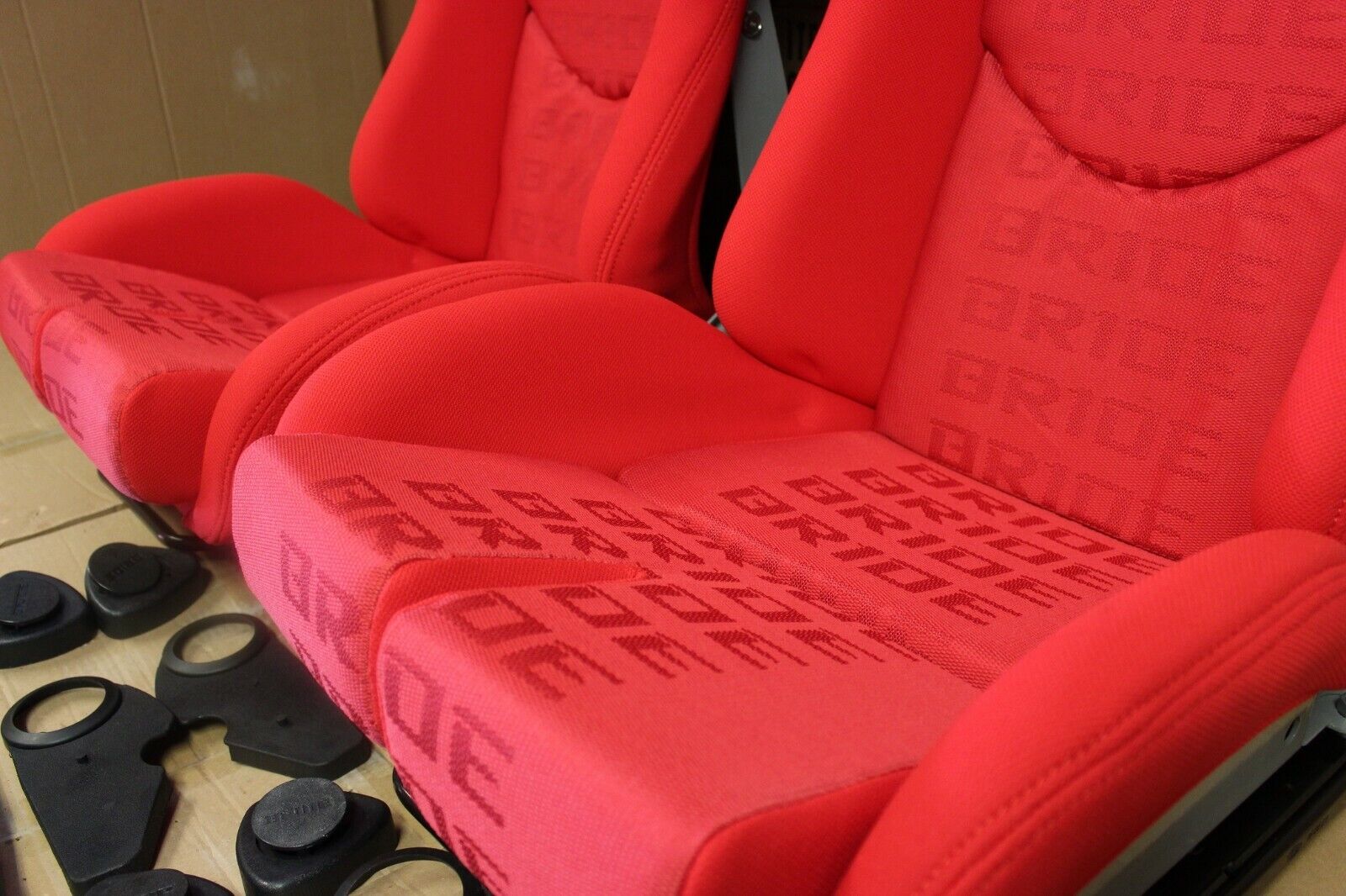Crank Motorsports ADR Approved LOWMAX Reclinable Bride Seats Red