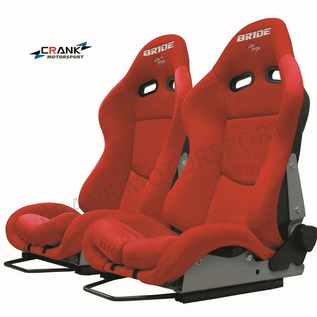 Crank Motorsports ADR Approved LOWMAX Reclinable Bride Seats Red