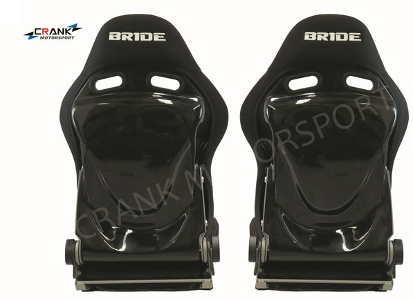 Crank Motorsports ADR Approved LOWMAX Reclinable Bride Seat Black
