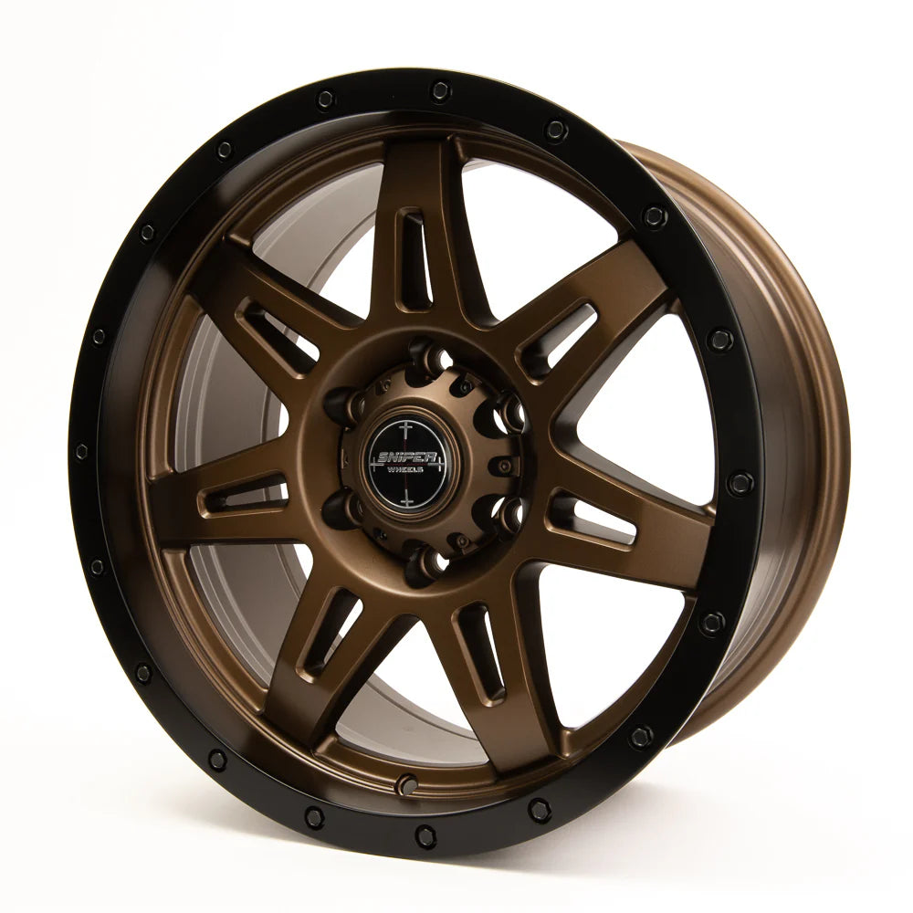 Sniper wheels RECOIL Matt Bronze / Black Lip