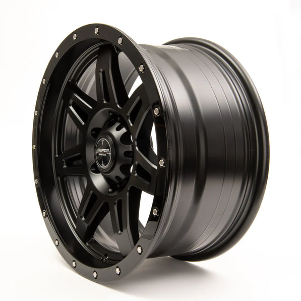 Sniper wheels RECOIL Matt Black / Gloss Black Lip