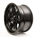 Sniper wheels RECOIL Matt Black / Gloss Black Lip