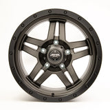 Sniper wheels BARACADE Matt Gun Metallic / Black Lip