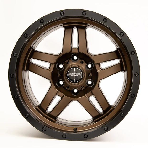 Sniper wheels BARACADE Matt Bronze / Black Lip