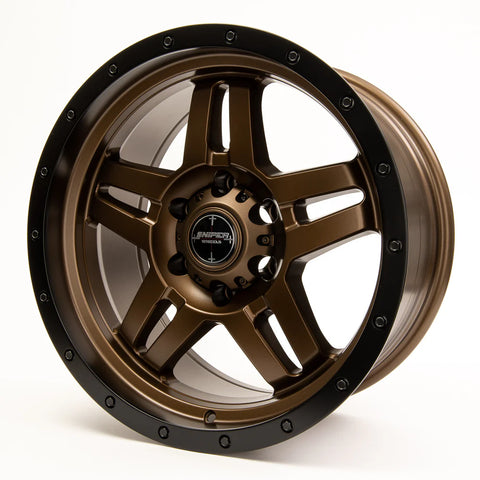 Sniper wheels BARACADE Matt Bronze / Black Lip
