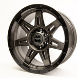 Sniper wheels RECOIL Matt Gun Metallic / Black Lip