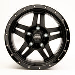 Sniper wheels BARACADE Matt Black / Gloss Black Lip