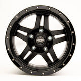 Sniper wheels BARACADE Matt Black / Gloss Black Lip