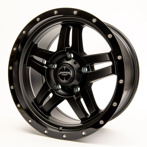 Sniper wheels BARACADE Matt Black / Gloss Black Lip