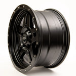 Sniper wheels BARACADE Matt Black / Gloss Black Lip