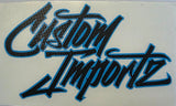 Custom Importz Stickers