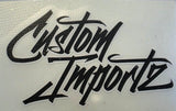 Custom Importz Stickers