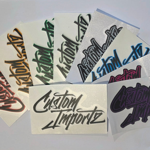 Custom Importz Stickers