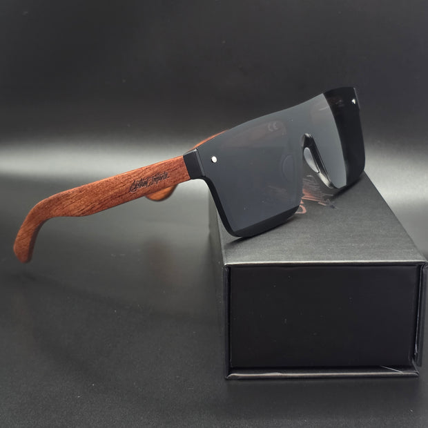 Custom Importz frameless wooden sunglasses