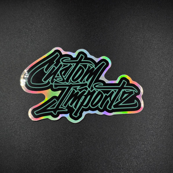 Custom Importz holo stickers