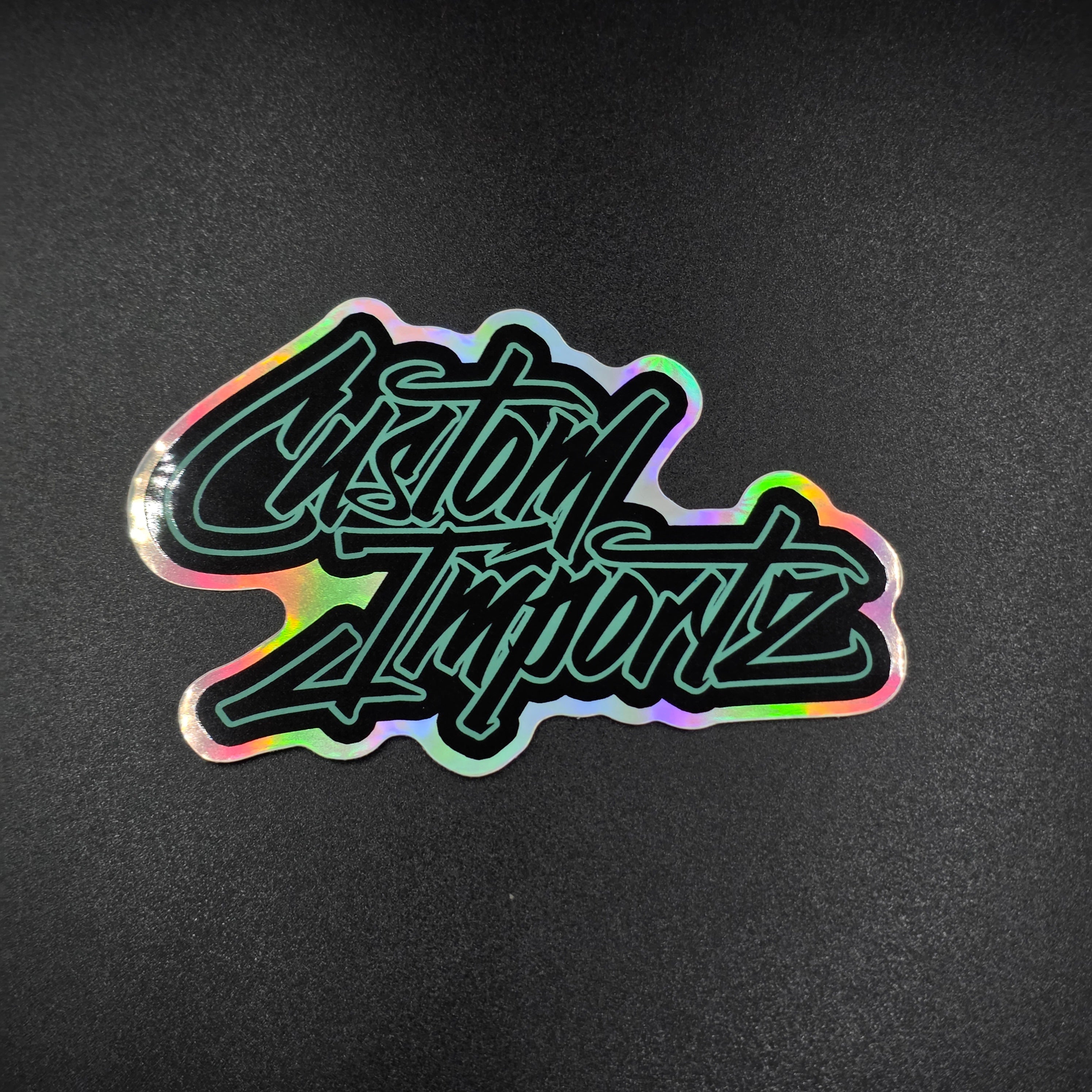 Custom Importz holo stickers