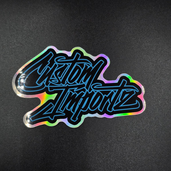 Custom Importz holo stickers