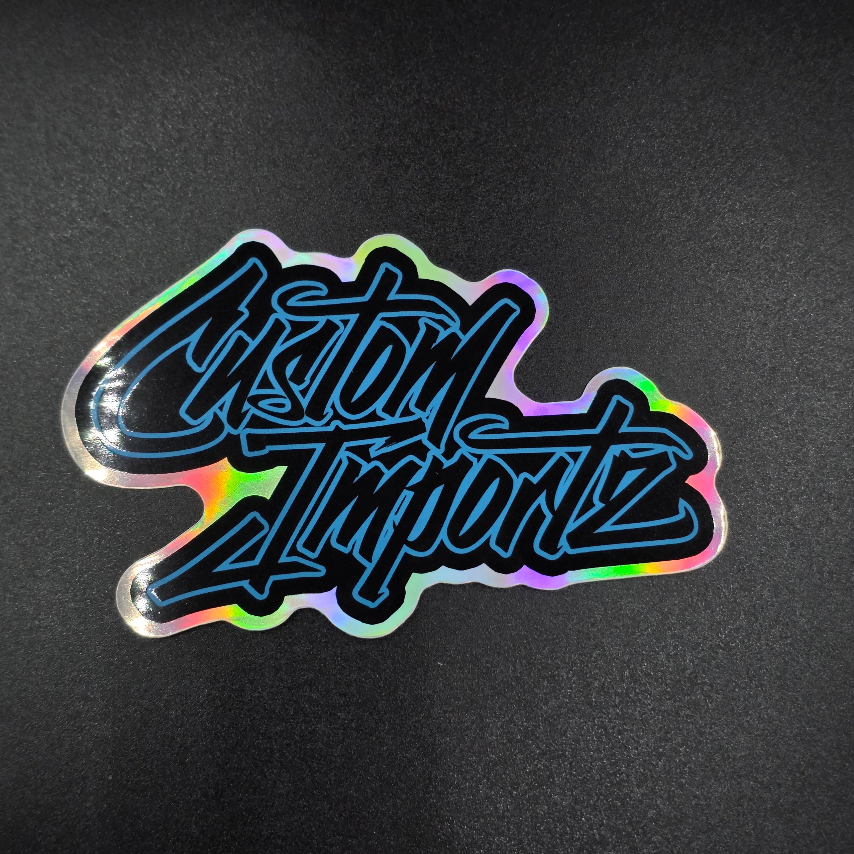 Custom Importz holo stickers