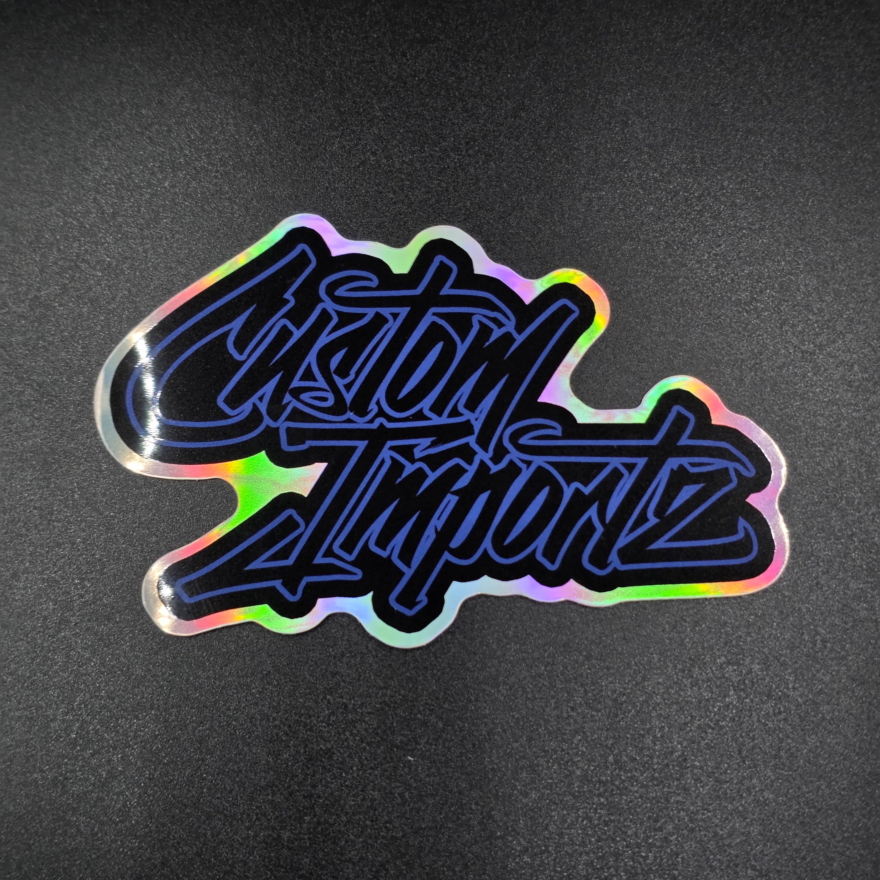 Custom Importz holo stickers