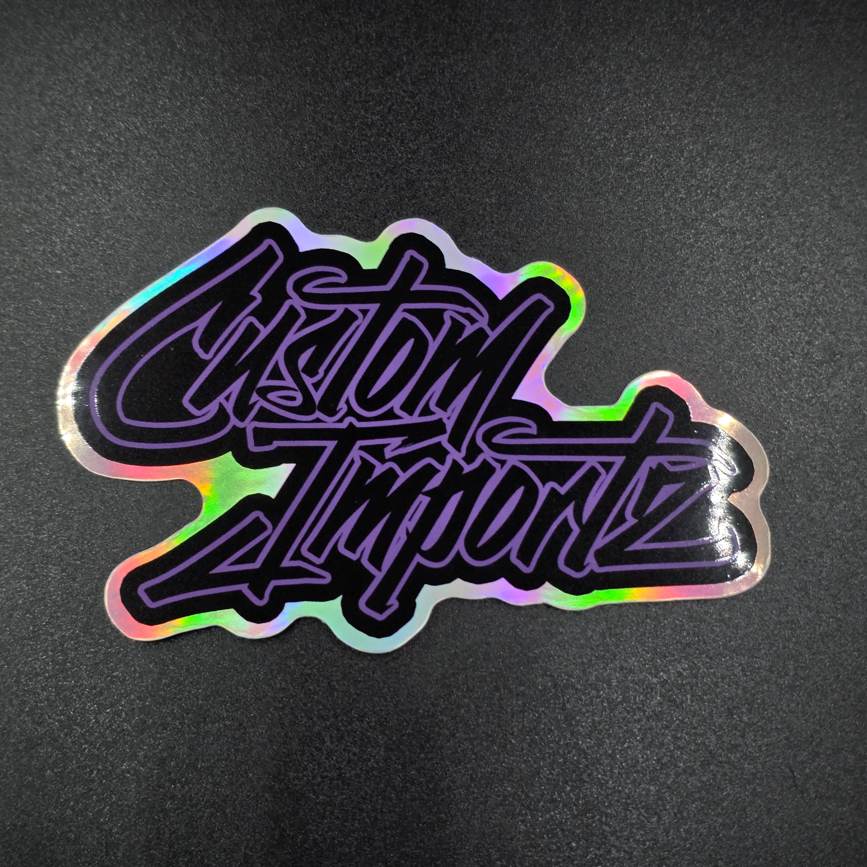 Custom Importz holo stickers