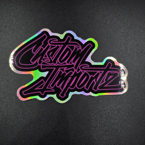Custom Importz holo stickers